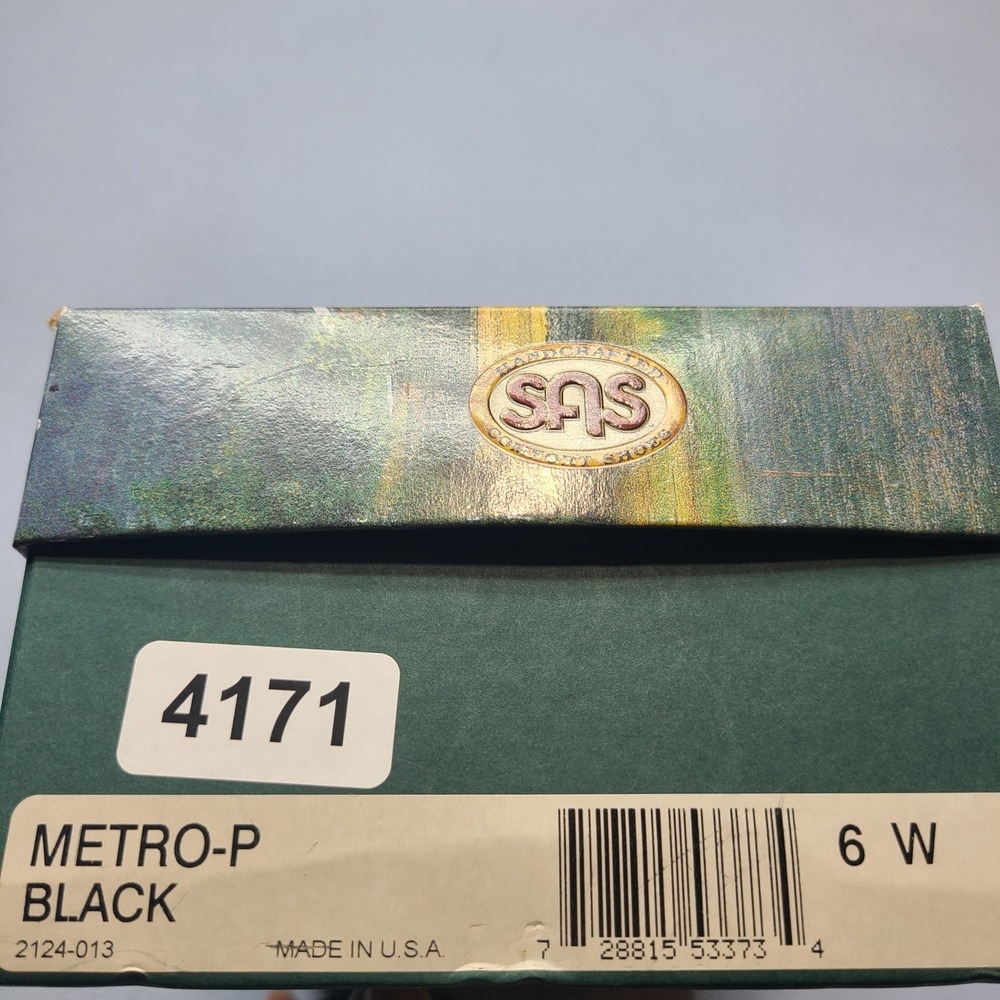 SAS Metro-P Loafers Womens 6W Black Excellent Patent Leather Horsebit Slip On - Picture 7 of 7